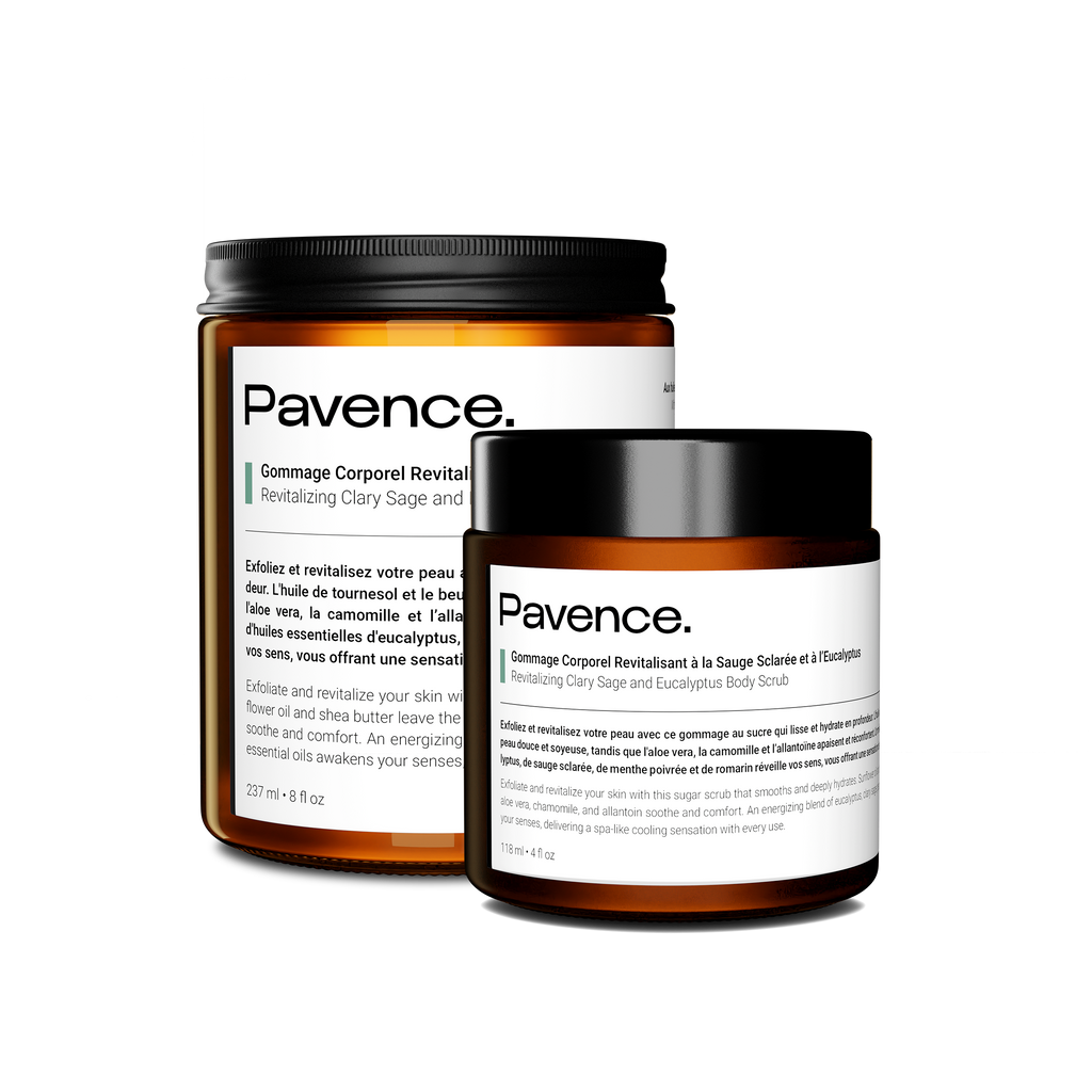 Gommage Corporel Revitalisant à la Sauge Sclarée et à l’Eucalyptus