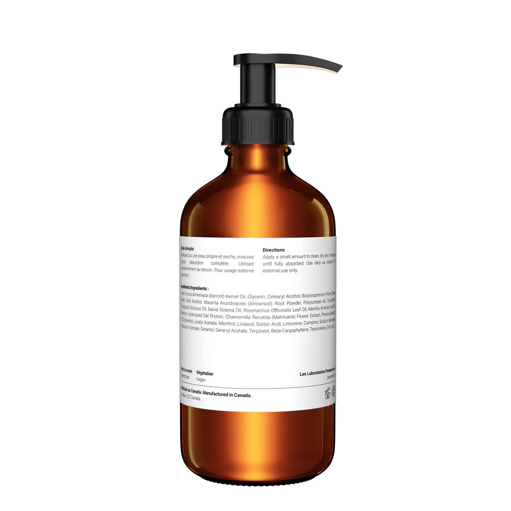 Crème Corporelle Revitalisante à la Sauge Sclarée et à l’Eucalyptus