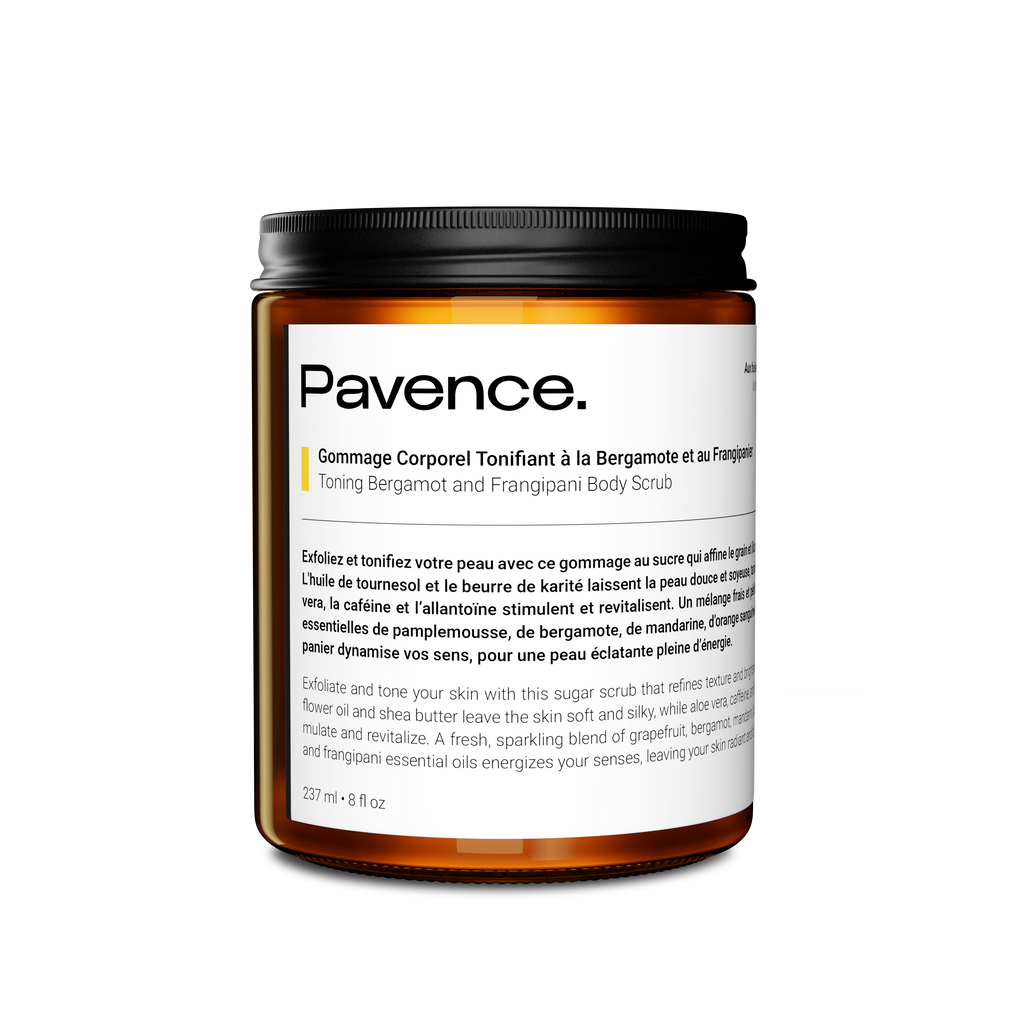 Gommage Corporel Tonifiant à la Bergamote et au Frangipanier