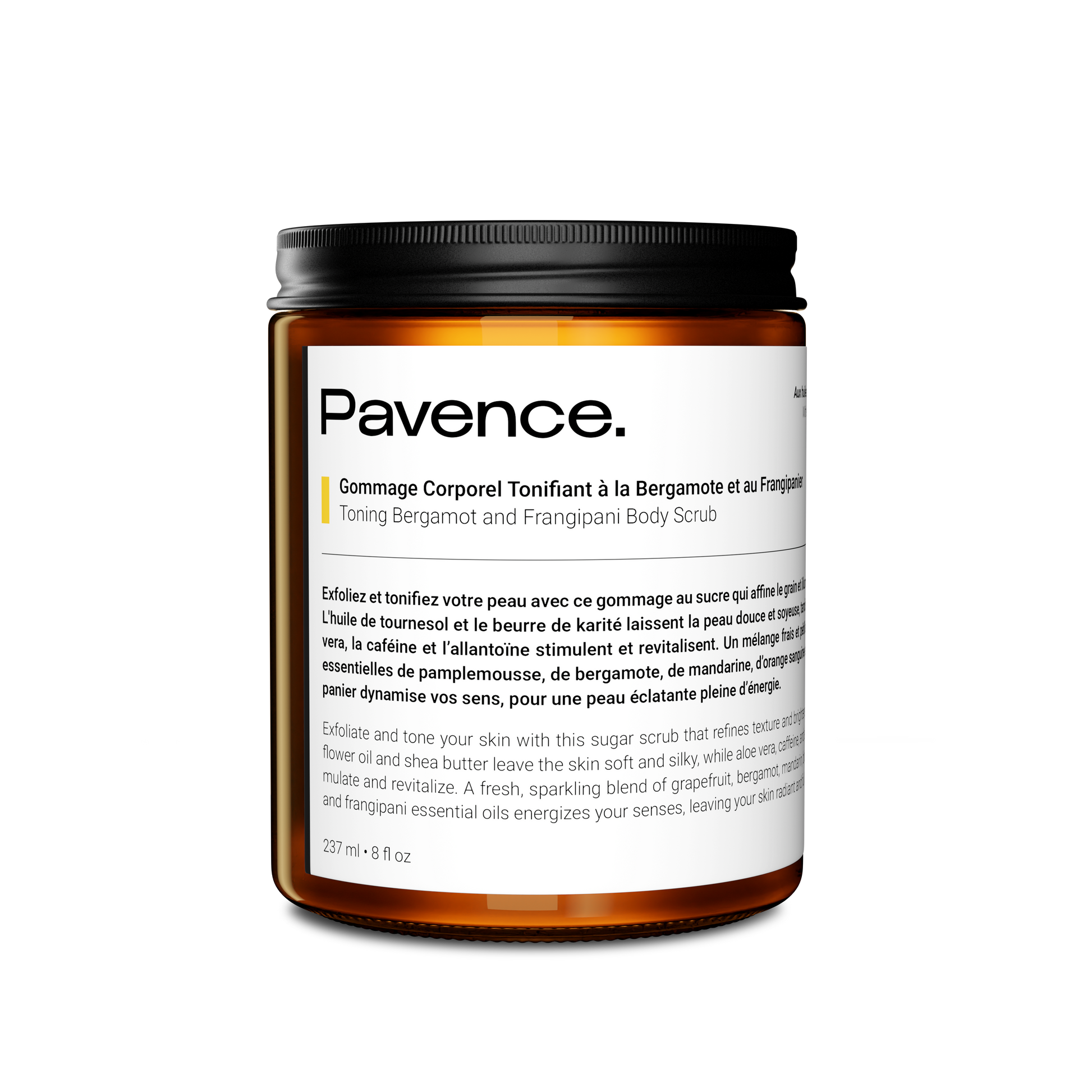 Gommage Corporel Tonifiant à la Bergamote et au Frangipanier