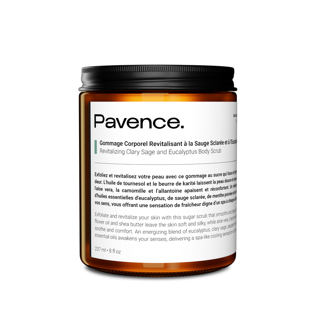 Gommage Corporel Revitalisant à la Sauge Sclarée et à l’Eucalyptus
